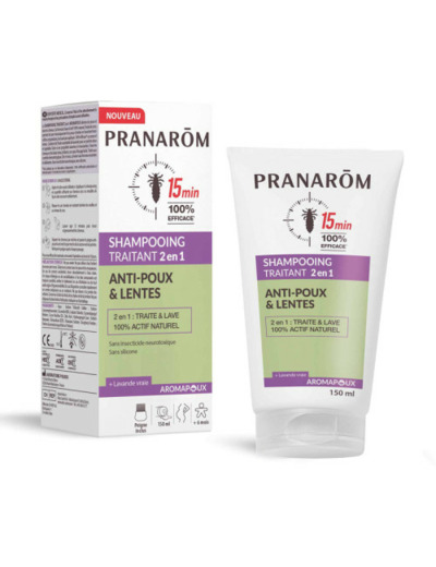 PRANAROM SHAMPOING TRAITANT POUX FL150ML
