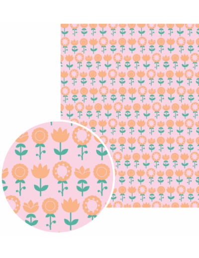 Papier "Gluepatch" - Tulipe