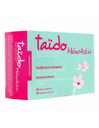 MénoActiv Troubles de la Ménopause 60 gélules végétales Taïdo