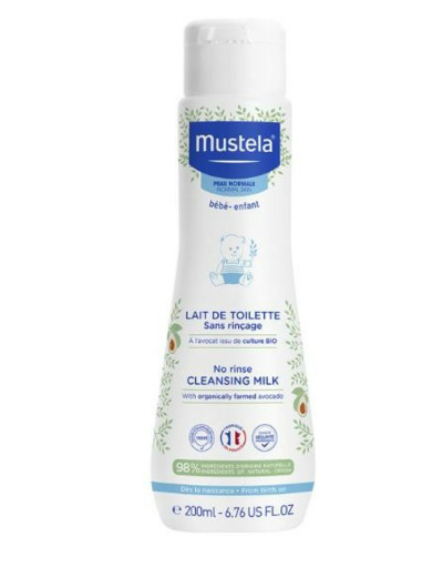 MUSTELA LAIT TOILETTE SS RINCAGE FL200ML