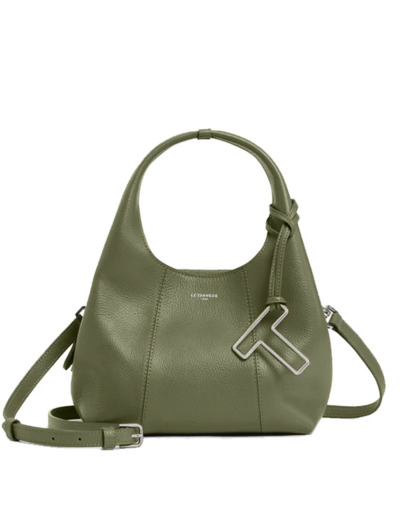 Le Tanneur Juliette Petit Sac A Main En Cuir Grainé Tilleul