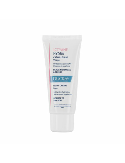 Hydra Creme Legere Peaux Normales A Seches 40ml Ictyane Ducray