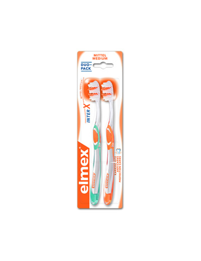 Anti-caries Inter X Brosse A Dents Souple X2 Elmex