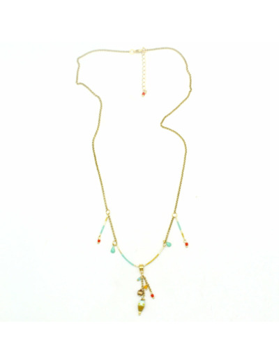 Collier Aqua Coral