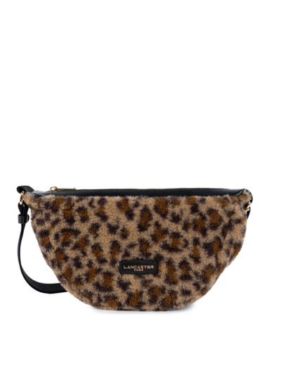 Lancaster Moumoute Sac Banane 518-054 Noir Léopard