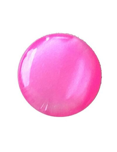 Bouton rose fuchsia 10 mm