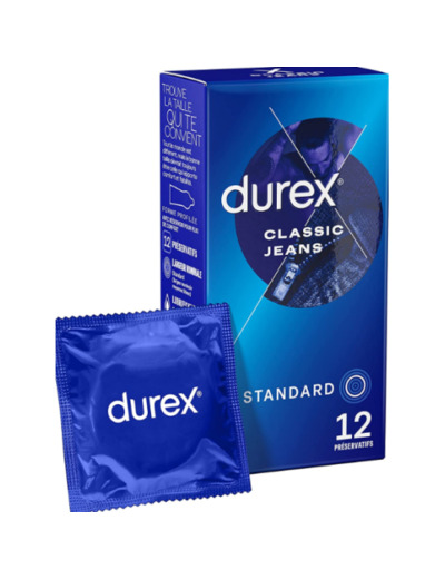 DUREX CLASSIC JEANS - 12 Préservatifs