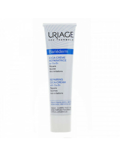 -creme Reparatrice Peaux Fragilisees 40ml Bariederm Cica Uriage