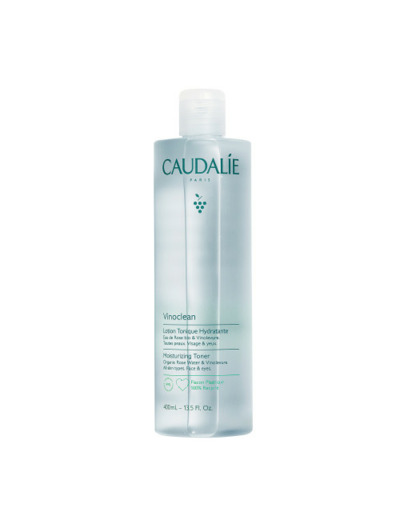 Lotion Tonique Hydratante 400ml Vinoclean Visage Et Yeux Caudalie