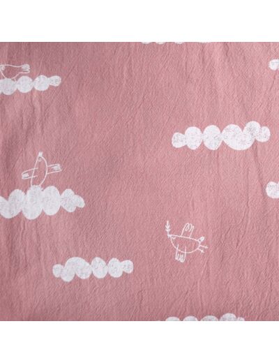 Tissu coton rustique - Peace Maker Pink, Katia Fabrics