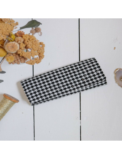 Maison Scarlett Catherine Pochette A Bijoux Pied De Poule Noir