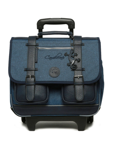 Caméléon Vintage Color Cartable A Roulettes 38cm Totaly Navy