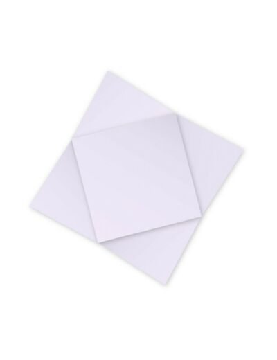 Cartes losanges 160x160 mm "Pollen" - Lilas