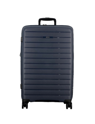 Jump Striper Valise 66cm 4 Roues Extensible Bleu Foncé