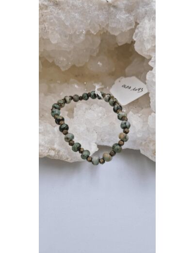 Bracelet turquoise africaine pyrite OLPA1093