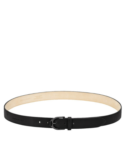 Longchamp 3D Ceinture Cuir Ajustable Mixte Noir