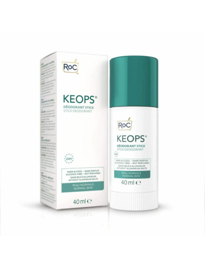 Deodorant Stick 40ml Keops peau normale Roc