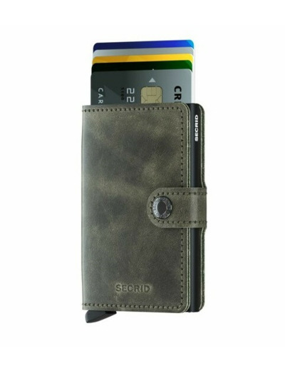 Secrid Porte-Carte Miniwallet Vintage Olive Black