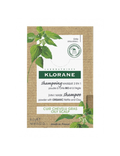 Shampooing Masque 2en1 8x3gr Ortie Klorane