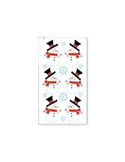 Sticker 3D "Bonhomme de neige"