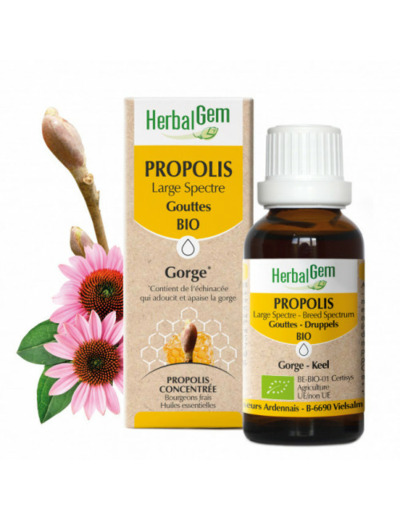 Large Spectre Bio Gouttes 15ml Propolis Herbalgem