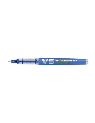 Roller Pilot Hi-tecpoint V5 Rechargeable - Bleu