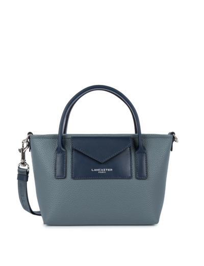 Lancaster Maya Double Kba Sac A Main 517-101 Bleu Givre