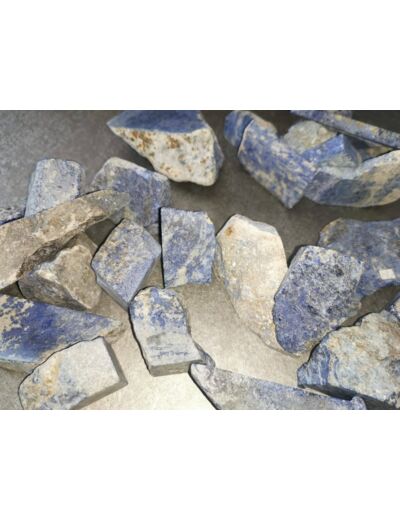 Lapis lazuli taille S pierres brutes et polies