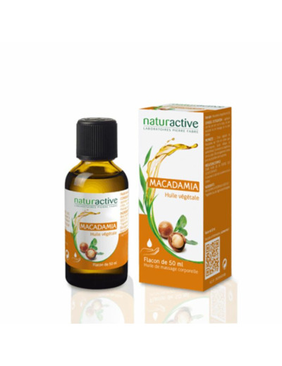 Huile Vegetale Macadamia 50 ml Naturactive