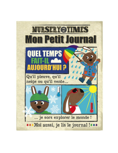 Mon Petit journal à froisser LE TEMPS