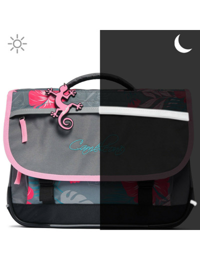 Caméléon Basic Actual Cartable 38cm 2 Compartiments Grey Palm