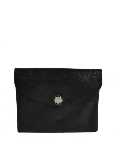 Mila Louise Monylx X Porte-Monnaie cuir Pailleté Noir