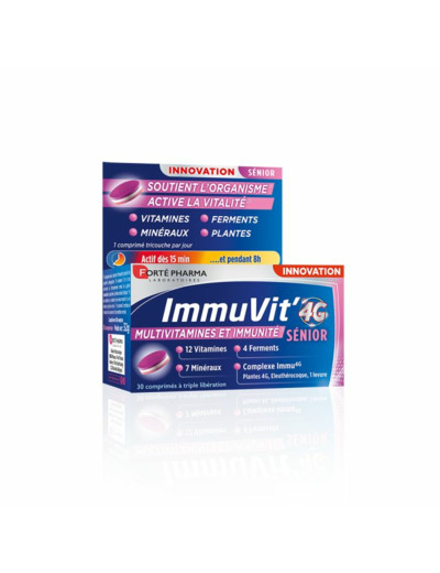 ImmuVit'4G Senior 30 comprimés Forté Pharma