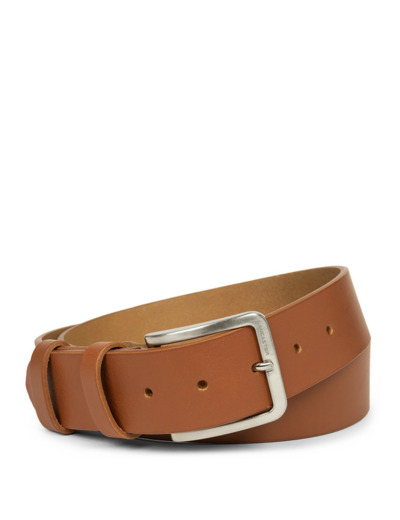 Lancaster Ceinture en Cuir Végétal Homme 601-12 Camel L