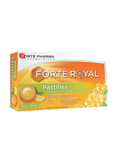 Pastilles Citron x24 Forté Royal Forté Pharma