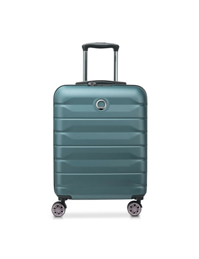 Delsey Air Armour Valise Cabine S SLIM 4 Roues 55 CM combinaison TSA vert