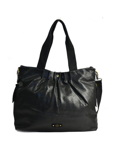 Mila Louise Maena LX1 Sac Shopping Irisé Noir