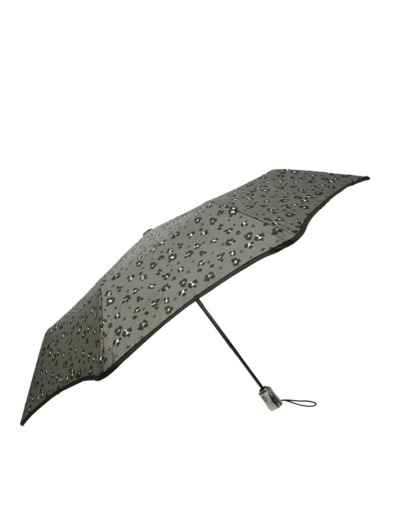 Isotoner Parapluie Pliant X-TRA Solide Auto Léopard Kaki