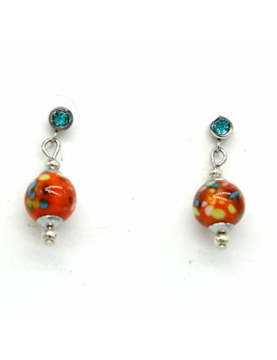 Boucles d'oreilles cristal PAPAYA