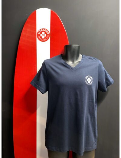T-shirt manches courtes bleu marine "81"