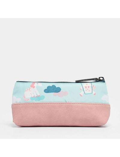 Cameleon Trousse Rétro Turquoise Unicorn