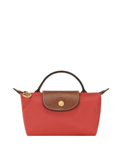 Longchamp Le Pliage Original Trousse De Cosmétique Avec Poignée Tomate