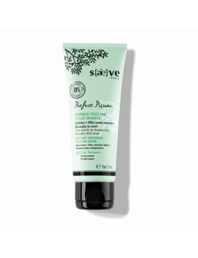 Saeve [Perfect Pisum] Masque Peeling Eclat Minute Tous Types De Peaux 75ml