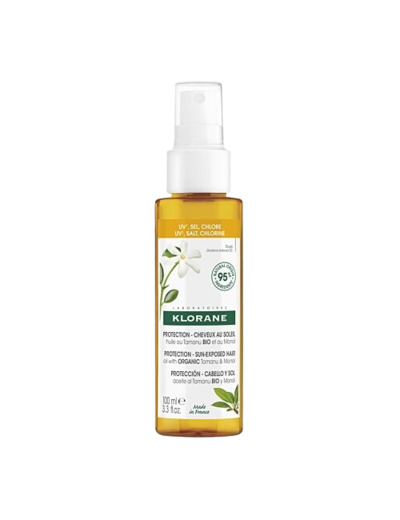 Huile protectrice capillaire au Tamanu BIO et Monoï Klorane