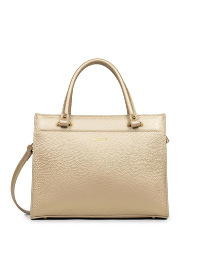 Lancaster Foulonné Double Sac Porté Main 470-63 Champagne In Nude