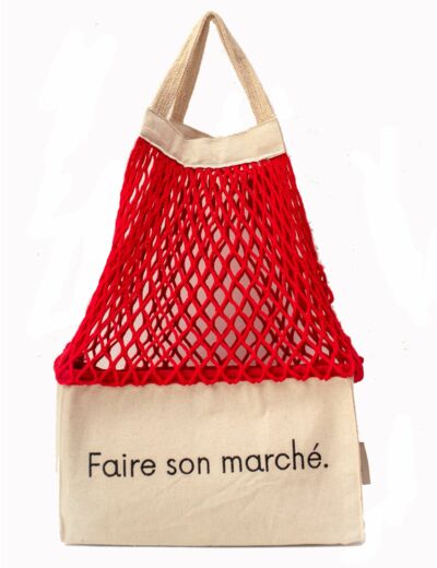 Shoppinette Filet A Provisions M Faire Son Marché Rouge
