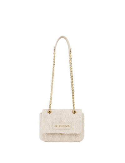 Valentino Ocarina Summer Petit Sac Bandoulière Texturé Ecru