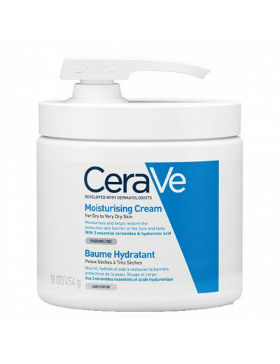 CERAVE BAUME POT POMPE 454ML