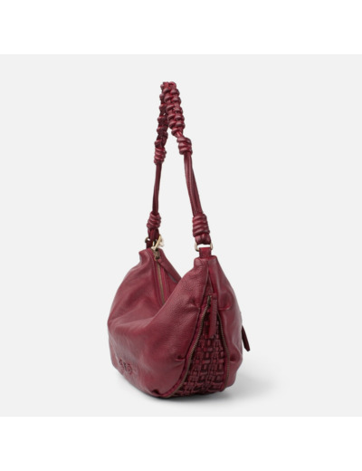 Biba Niland Sac Hobo NIL1L en cuir Burdeos