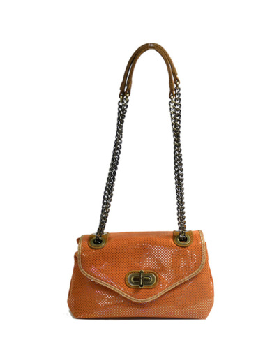 Mila Louise Lania DS Sac Bandoulière Toile Pois Jaune